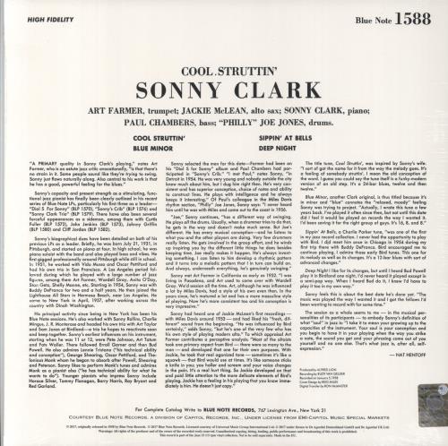 Sonny Clark Cool Struttin' - 180gm Vinyl - Sealed + Booklet vinyl LP album (LP record) UK SO3LPCO794358