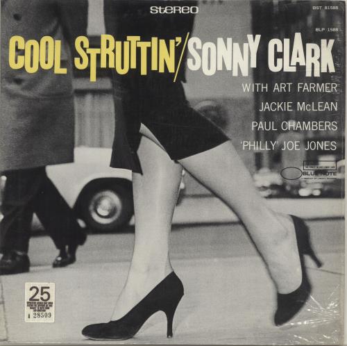 Sonny Clark Cool Struttin' - White 'b' Label vinyl LP album (LP record) US SO3LPCO693746