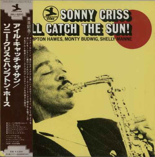 Sonny Criss I'll Catch The Sun! vinyl LP album (LP record) Japanese S~CLPIL599949