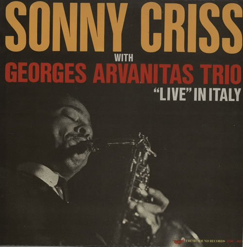 Sonny Criss Live In Italy vinyl LP album (LP record) Spanish S~CLPLI566295