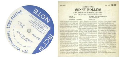 Sonny Rollins Newk's Time - West 63rd - DG - VG+ vinyl LP album (LP record) US SOZLPNE545611