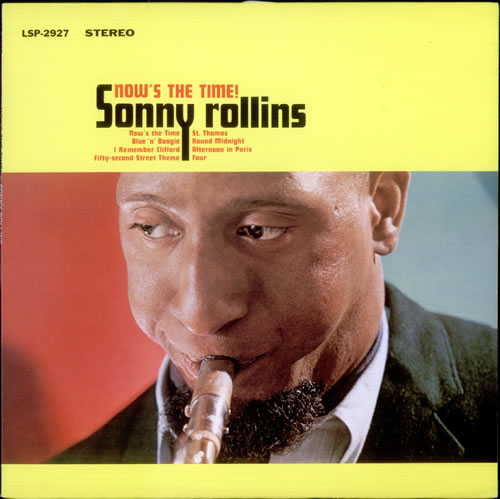 Sonny Rollins Now's The Time - 180gm vinyl LP album (LP record) US SOZLPNO528300