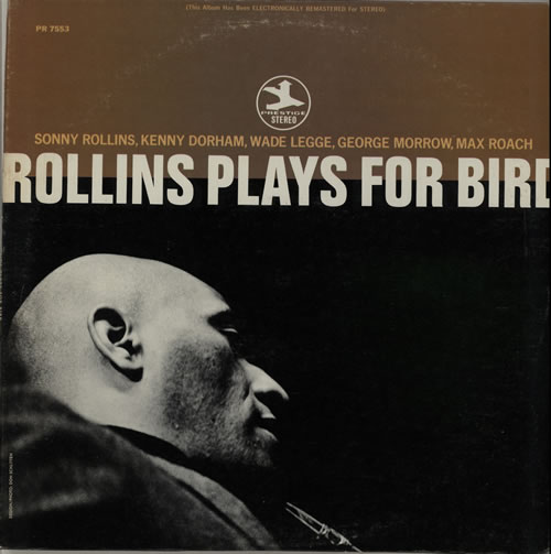 Sonny Rollins Rollins Plays For Bird vinyl LP album (LP record) US SOZLPRO583025