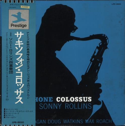 Sonny Rollins Saxophone Colossus + Obi vinyl LP album (LP record) Japanese SOZLPSA844411