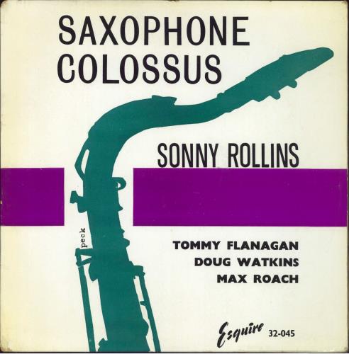 Sonny Rollins Saxophone Colossus - Front Laminted Sleeve vinyl LP album (LP record) UK SOZLPSA802324