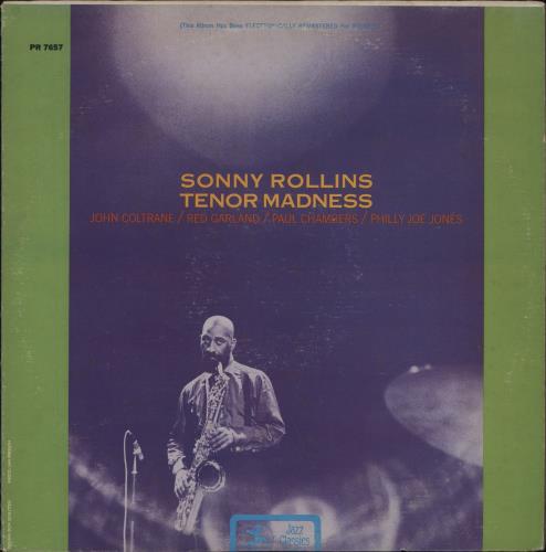 Sonny Rollins Tenor Madness vinyl LP album (LP record) US SOZLPTE388422