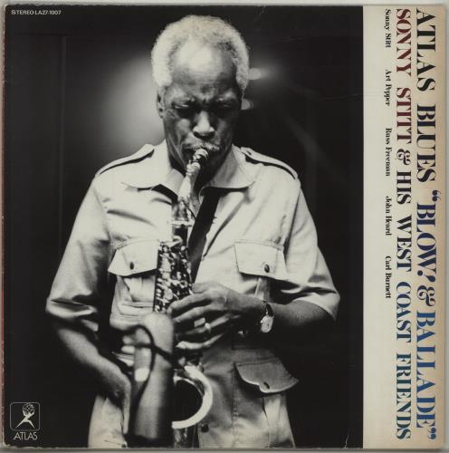 Sonny Stitt Atlas Blues - Ex vinyl LP album (LP record) Japanese SS8LPAT678285