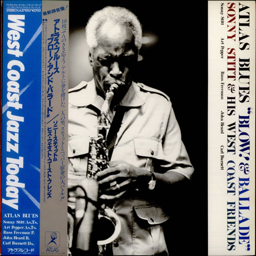 Sonny Stitt Atlas Blues vinyl LP album (LP record) Japanese SS8LPAT522143