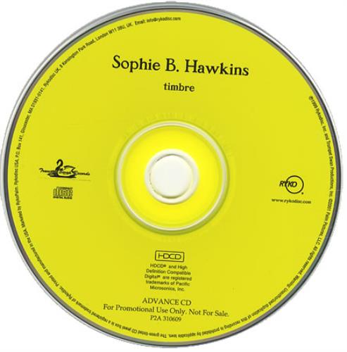 Sophie B Hawkins Timbre CD album (CDLP) US SBHCDTI179440