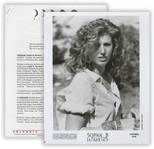 Sophie B Hawkins Whaler media press pack US SBHPPWH400999