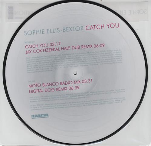 Sophie Ellis Bextor Catch You 12" vinyl picture disc (12 inch picture record) UK SEB2PCA387037