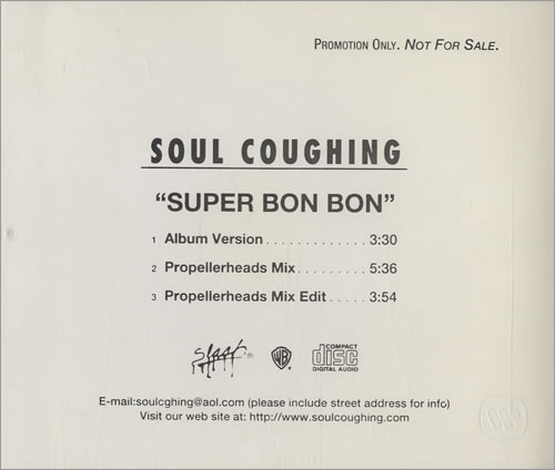 Soul Coughing Super Bon Bon CD single (CD5 / 5") US OUGC5SU445751