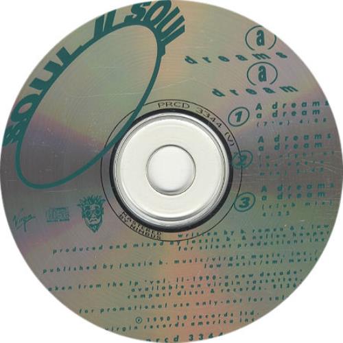 Soul II Soul A Dream's A Dream CD single (CD5 / 5") US STSC5AD11332