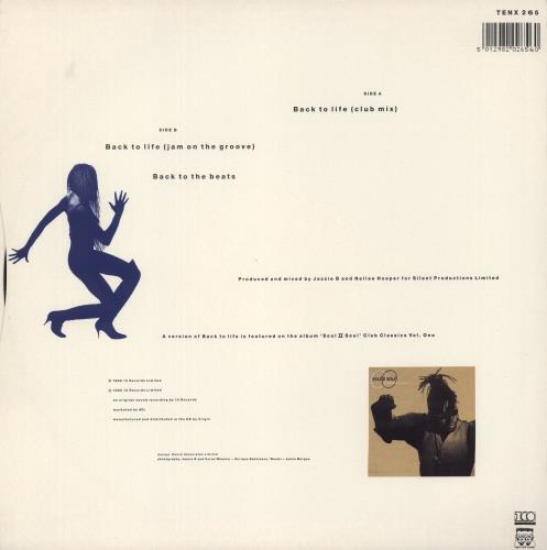 Soul II Soul Back To Life + Sleeve 12" vinyl single (12 inch record / Maxi-single) UK STS12BA127077