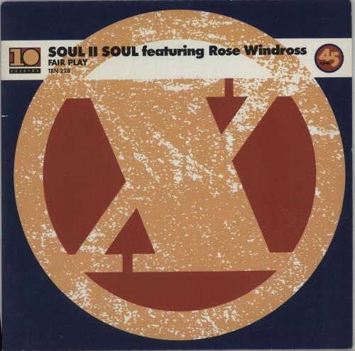 Soul II Soul Fair Play 7" vinyl single (7 inch record / 45) UK STS07FA663711