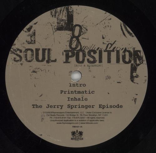 Soul Position 8 Million Stories 2-LP vinyl record set (Double LP Album) US 9T42LMI862107