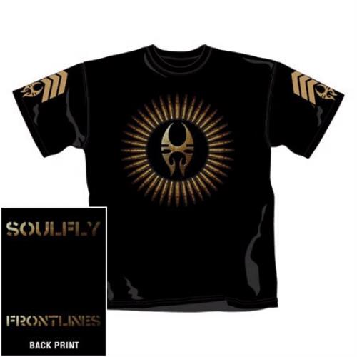 Soulfly Frontline T-Shirt - Small t-shirt UK SFYTSFR407819