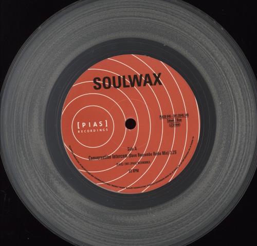Soulwax Conversation Intercom - Clear Vinyl 7" vinyl single (7 inch record / 45) UK SWX07CO177697