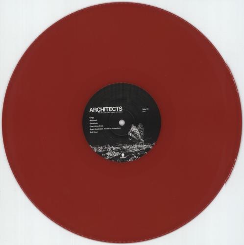 Sound Of Guns The Sky, The Earth & All Between - Red Vinyl - Autographed vinyl LP album (LP record) UK UP5LPTH879511