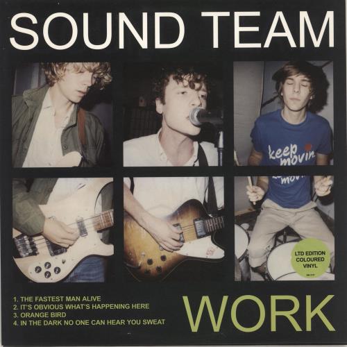 Sound Team Work - Green 10" vinyl single (10 inch record) UK SU710WO362685