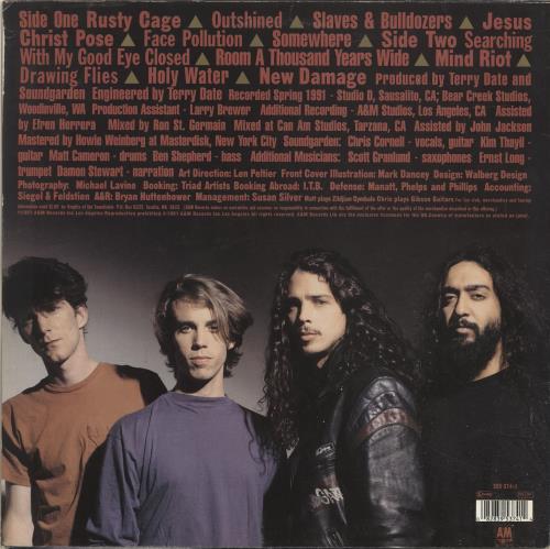 Soundgarden Badmotorfinger - VG vinyl LP album (LP record) UK SOULPBA698950