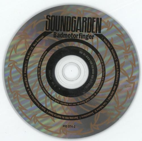 Soundgarden Badmotorfinger CD album (CDLP) UK SOUCDBA753622
