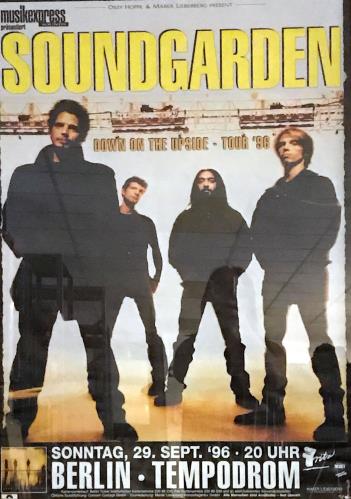 Soundgarden Down On The Upside - '96 Tour poster German SOUPODO673247