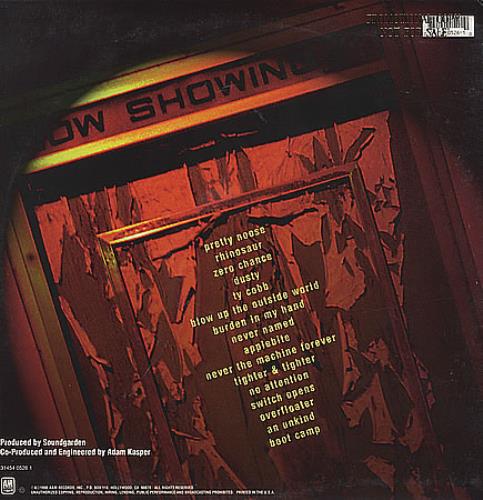 Soundgarden Down On The Upside - Gold Promo Stamped 2-LP vinyl record set (Double LP Album) US SOU2LDO366889