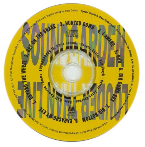 Soundgarden Louder Than Live - At The Whiskey CD album (CDLP) US SOUCDLO108167
