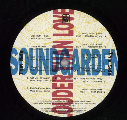 Soundgarden Louder Than Love - 180gram vinyl LP album (LP record) UK SOULPLO797965