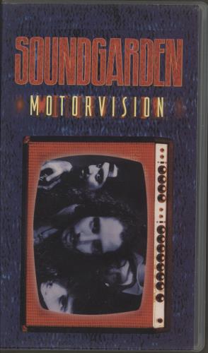 Soundgarden Motorvision video (VHS or PAL or NTSC) UK SOUVIMO872469
