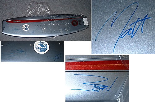 Soundgarden Neptune 'Impala Blank' Wakeboard memorabilia US SOUMMNE312604