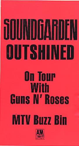 Soundgarden Outshined video (VHS or PAL or NTSC) US SOUVIOU267518