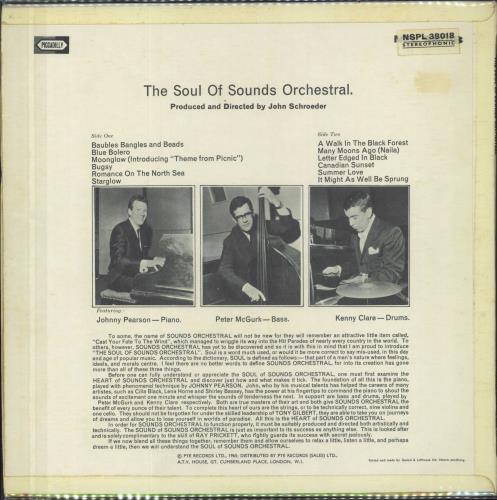 Sounds Orchestral The Soul Of Sounds Orchestral vinyl LP album (LP record) UK OR9LPTH820262