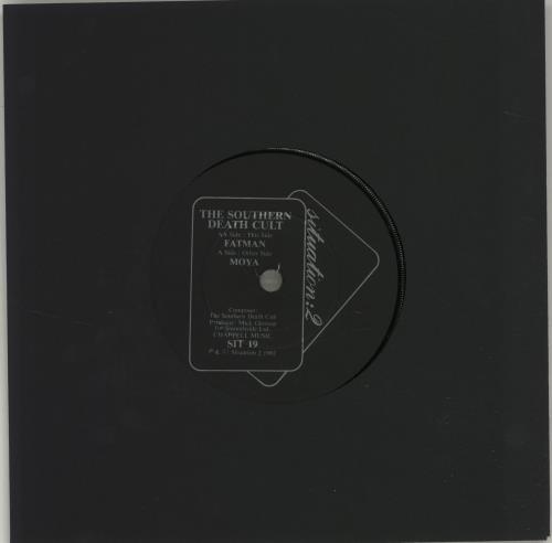 Southern Death Cult Fatman / Moya 7" vinyl single (7 inch record / 45) UK TLU07FA684616