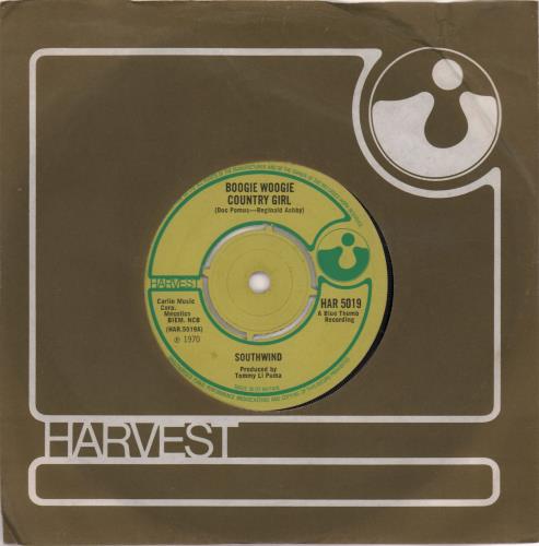 Southwind Boogie Woogie Country Girl 7" vinyl single (7 inch record / 45) UK W0007BO613932