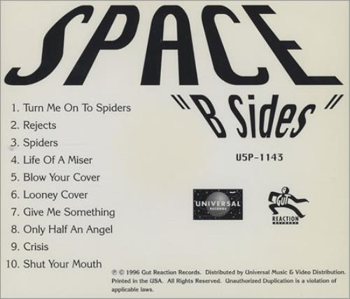 Space (90s) B-Sides CD album (CDLP) US APSCDBS312727