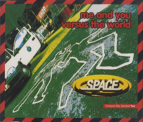 Space (90s) Me & You Versus The World CD single (CD5 / 5") UK APSC5ME123502