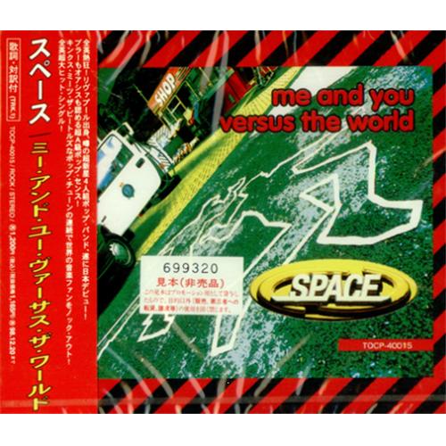 Space (90s) Me & You Versus The World CD single (CD5 / 5") Japanese APSC5ME134773