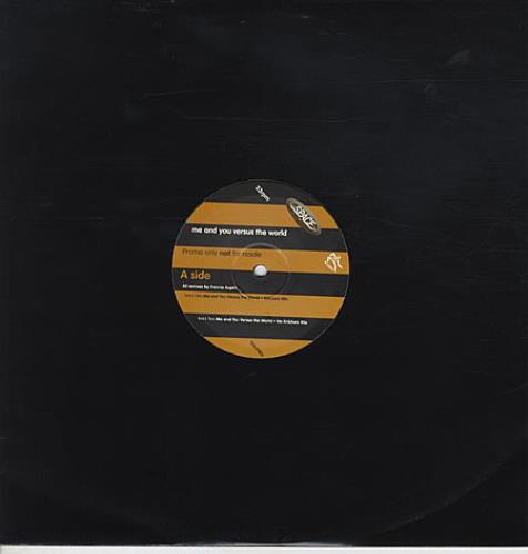 Space (90s) Me And You Vs The World 12" vinyl single (12 inch record / Maxi-single) UK APS12ME77866