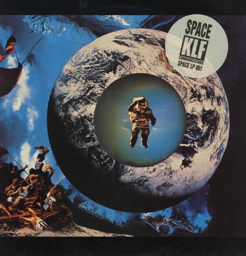 Space (on KLF Comm) Space - Stickered P/S vinyl LP album (LP record) UK CESLPSP396872