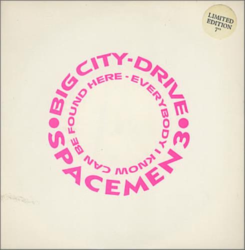 Spacemen 3 Big City - EX 7" vinyl single (7 inch record / 45) UK SP307BI315014