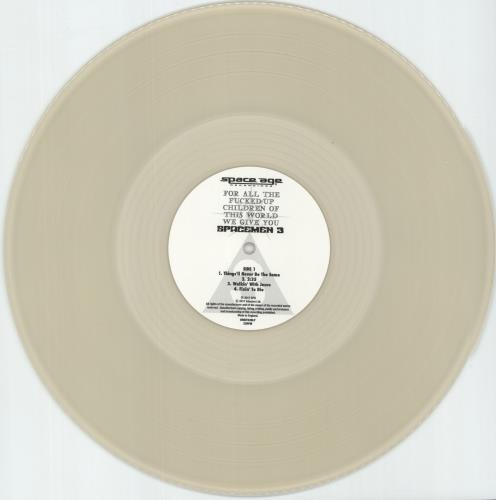 Spacemen 3 For All The F*cked Up Children - 180 Gram - Milky Clear Vinyl - RSD '17 vinyl LP album (LP record) UK SP3LPFO868744