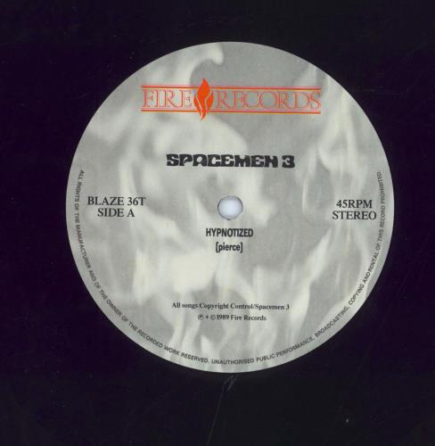 Spacemen 3 Hypnotized + Poster 12" vinyl single (12 inch record / Maxi-single) UK SP312HY108520