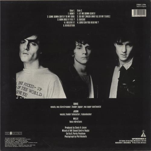 Spacemen 3 Playing With Fire - 1st - EX vinyl LP album (LP record) UK SP3LPPL298002