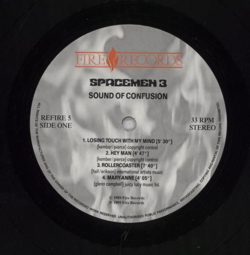 Spacemen 3 Sound Of Confusion - EX vinyl LP album (LP record) UK SP3LPSO836723