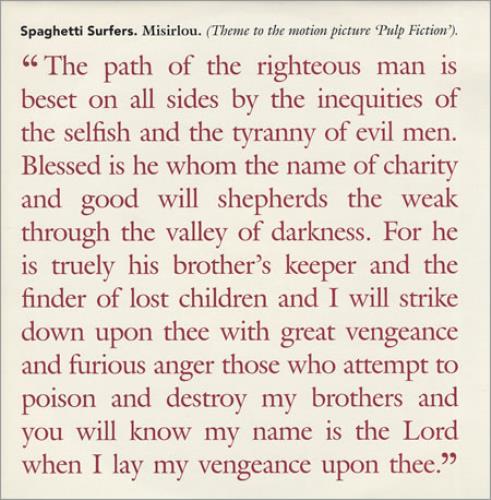 Spaghetti Surfers Misirlou 12" vinyl single (12 inch record / Maxi-single) UK SSF12MI372414