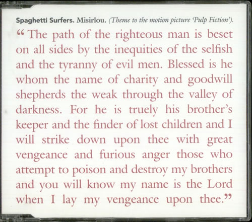 Spaghetti Surfers Misirlou CD single (CD5 / 5") UK SSFC5MI92981