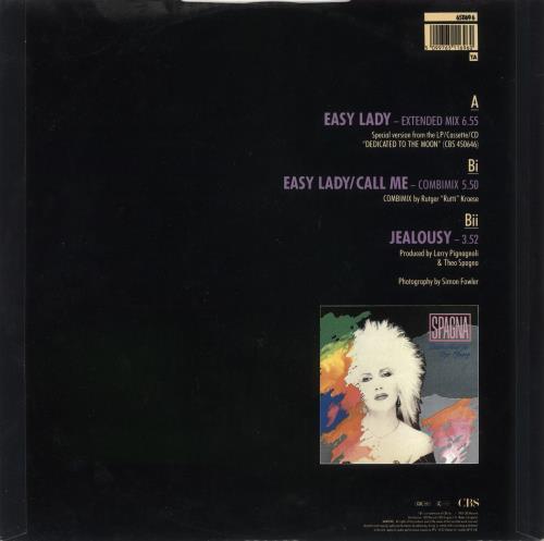Spagna Easy Lady - Extended Remix 12" vinyl single (12 inch record / Maxi-single) UK SPG12EA726286