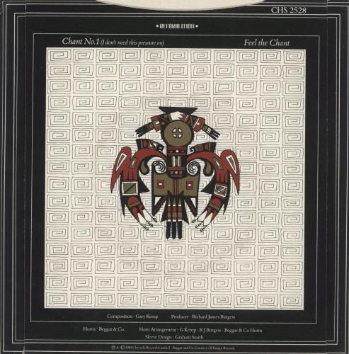 Spandau Ballet Chant No.1 - Inj - P/S 7" vinyl single (7 inch record / 45) UK SPB07CH171663